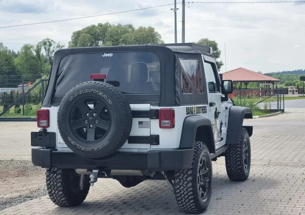 Jeep Wrangler cena 65500 przebieg: 42000, rok produkcji 2016 z Konin małe 211